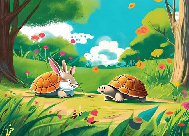 儿童简短小故事龟兔赛跑 龟兔赛跑简短小故事 幼儿 儿童简短小故事龟兔赛跑 龟兔赛跑简短小故事 幼儿