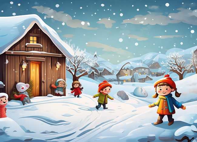 关于冬天的儿童故事视频、幼儿关于冬天的故事