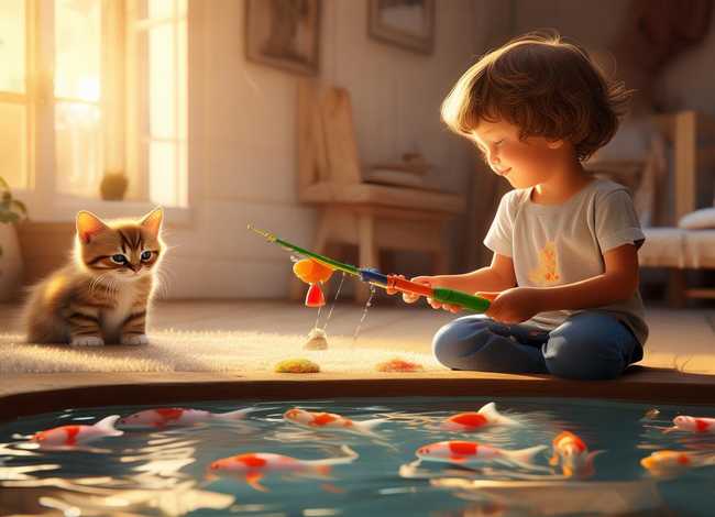 放小猫钓鱼的睡前故事（放小猫钓鱼的睡前故事在线听）