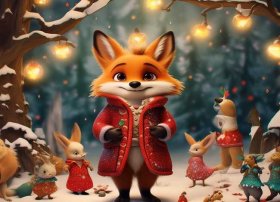 狐狸拜年童话剧 狐狸的童话剧