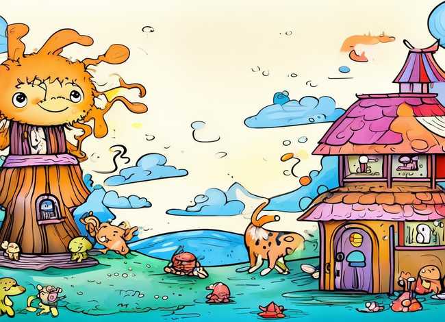 儿童绘画小故事带图简笔 - 幼儿绘画小故事图画