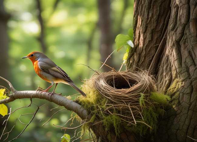 鸟的故事里知更鸟怎么保护自己的巢;知更鸟筑巢的故事 鸟的故事里知更鸟怎么保护自己的巢;知更鸟筑巢的故事