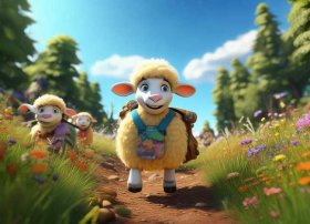 小羊探险记儿童故事、小羊历险记的故事