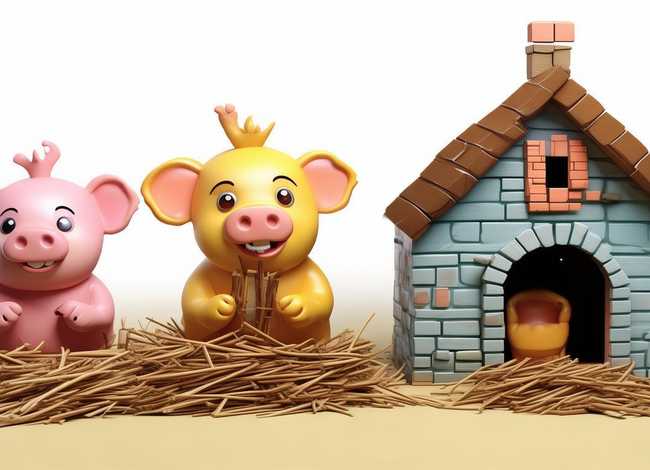 三只小猪儿童故事视频 - 三只小猪幼儿故事视频