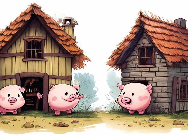 我想听故事三只小猪，我想听故事三只小猪作文