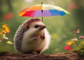 小刺猬的故事、小伞兵和小刺猬的故事