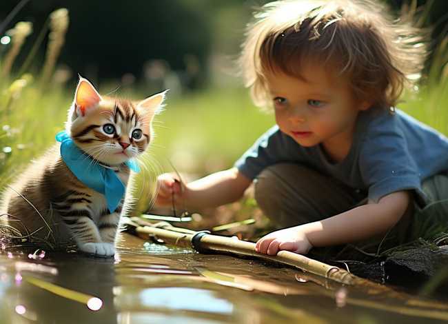 小猫钓鱼故事幼儿；幼儿故事《小猫钓鱼》