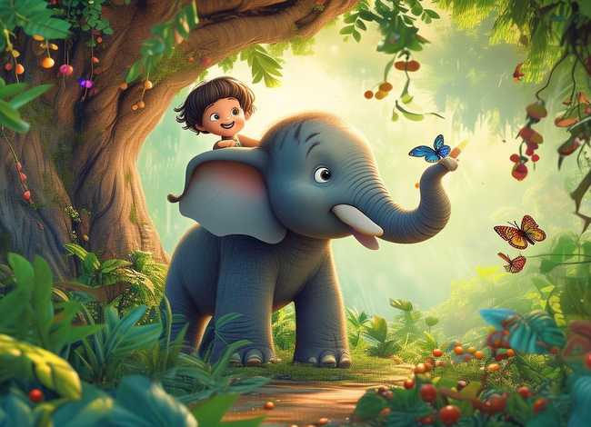 聪明的大象儿童故事、聪明的大象幼儿故事