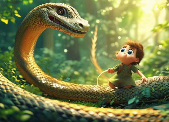 儿童蛇的传说故事；蛇的传说故事视频大全