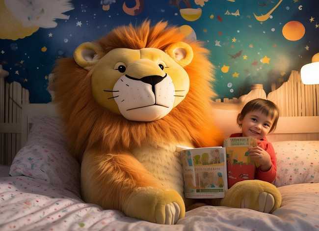 狮子故事儿童睡前故事；狮子睡前故事儿童完整3-6岁