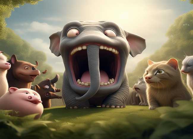 谁的嘴巴大故事表演完整版 故事谁的嘴巴大的道理