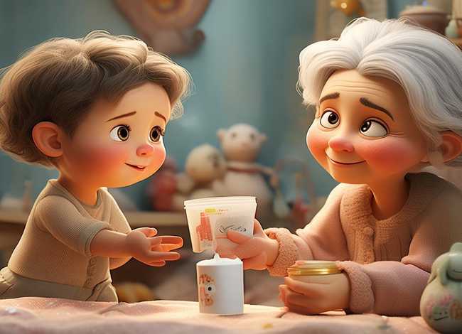 奶粉的故事儿童（送奶粉的故事）