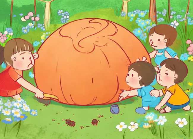 儿童蚂蚁和西瓜绘本故事完整版，蚂蚁和西瓜绘本故事幼儿