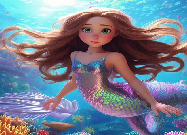 美人鱼故事儿童动画 美人鱼的故事 动画片
