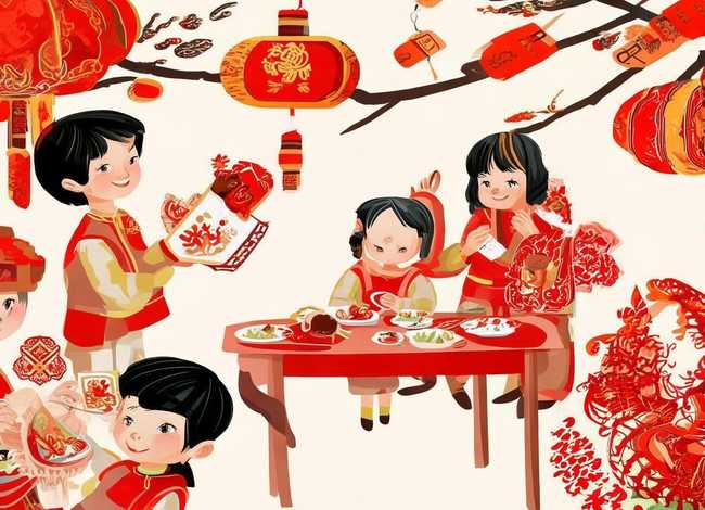 春节的故事儿童绘画、春节的故事绘本故事 春节的故事儿童绘画、春节的故事绘本故事