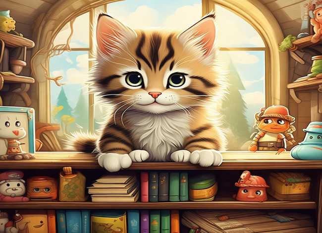 小猫故事绘本，小猫故事绘本图片