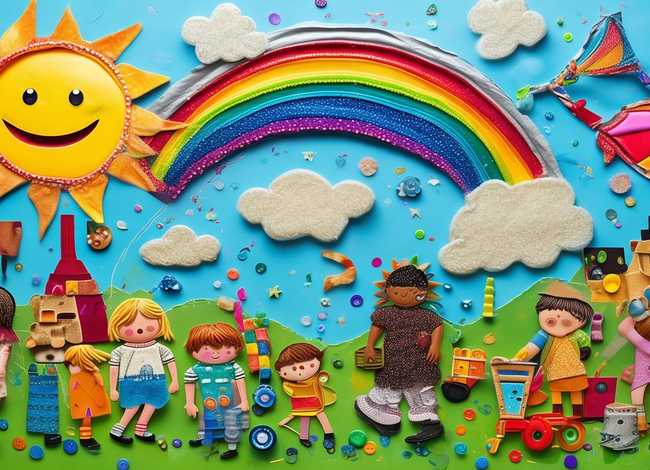 精彩的儿童画综合材料（精彩的儿童画综合材料怎么写）