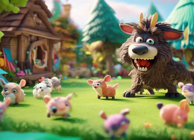 儿童故事狼和七只小山羊故事乐园 狼和七只小山羊幼儿故事 儿童故事狼和七只小山羊故事乐园 狼和七只小山羊幼儿故事