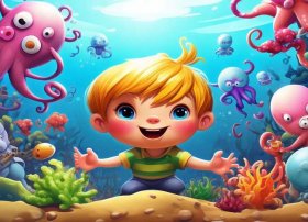 章鱼儿童简笔画、章鱼简笔画 儿童