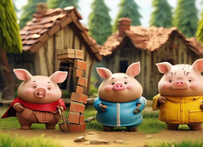 儿童故事三只小猪原文，三只小猪幼儿故事