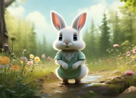 小兔乖乖故事图片、小兔乖乖故事图片绘画