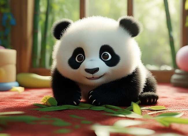 熊猫为主题的儿童故事 - 熊猫的幼儿故事
