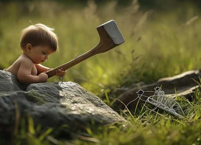 儿童故事铁杵磨成绣花针；铁杵磨成绣花针的故事