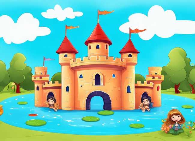 城堡儿童简笔画（城堡儿童简笔画图片大全）