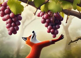 狐狸和葡萄的故事50字、狐狸和葡萄的故事50字怎么写