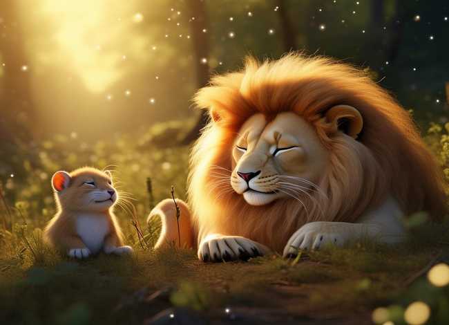 睡前故事老鼠和狮子 - 睡前故事狮子和老鼠的故事 睡前故事老鼠和狮子 - 睡前故事狮子和老鼠的故事