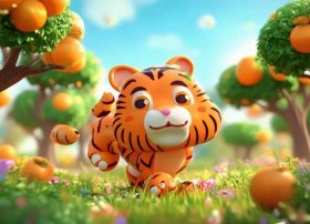 儿童故事橘子老虎，橘子老虎故事简化版