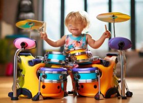 儿童电子鼓视频，儿童电子架子鼓