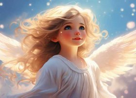 儿童天使图片，儿童天使图片头像