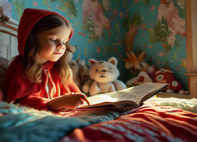 幼儿睡前小故事 小红帽；幼儿睡前小故事 小红帽图片