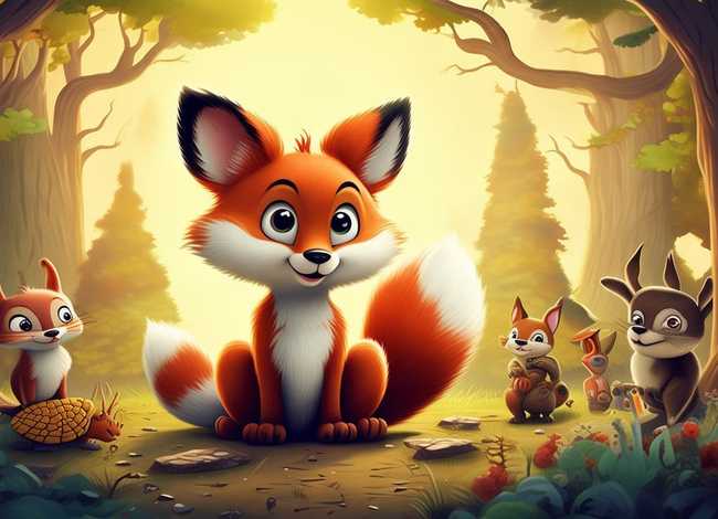 儿童动物狐狸故事、狐狸和动物们的故事 儿童动物狐狸故事、狐狸和动物们的故事