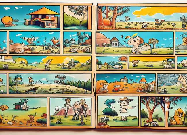 简笔画画故事 连环画 简笔连环画 小故事