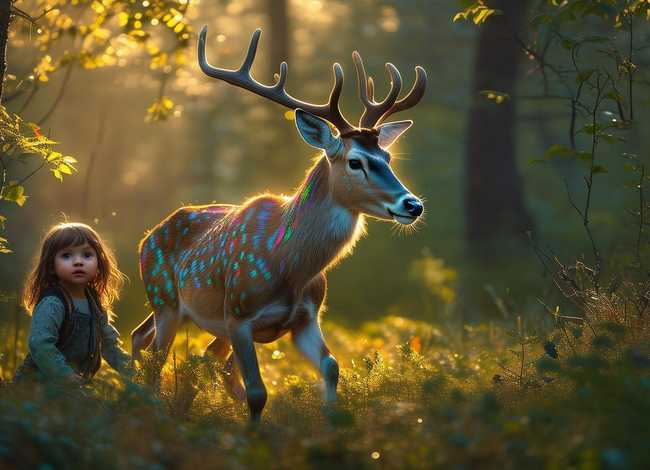 儿童故事九色鹿视频、讲九色鹿故事视频