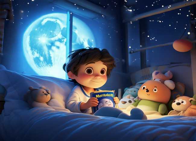 儿童故事月亮晚安（幼儿故事晚安月亮）