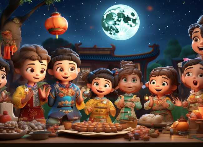 中秋节儿童故事绘本、中秋佳节绘本故事幼儿3-6岁 中秋节儿童故事绘本、中秋佳节绘本故事幼儿3-6岁