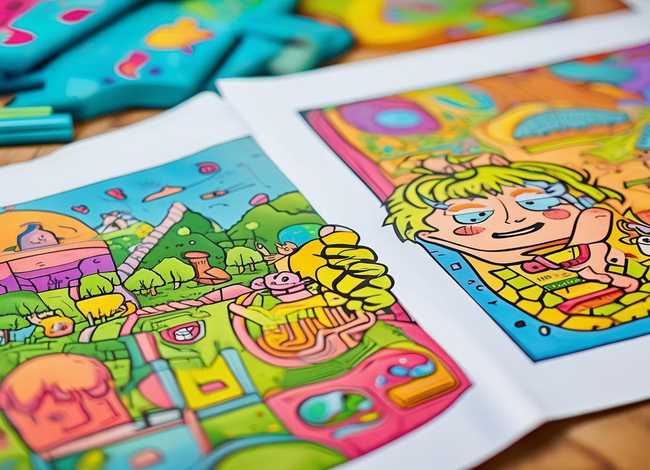 儿童连环画图片4张可打印 - 儿童连环画图片10张