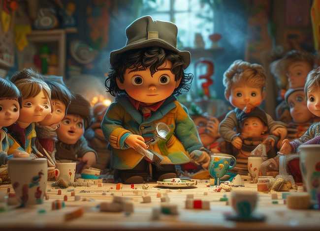 《侦探故事》儿童；少儿侦探故事