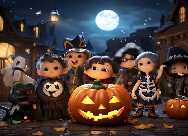万圣节的儿童故事完整版 - 关于万圣节的幼儿故事