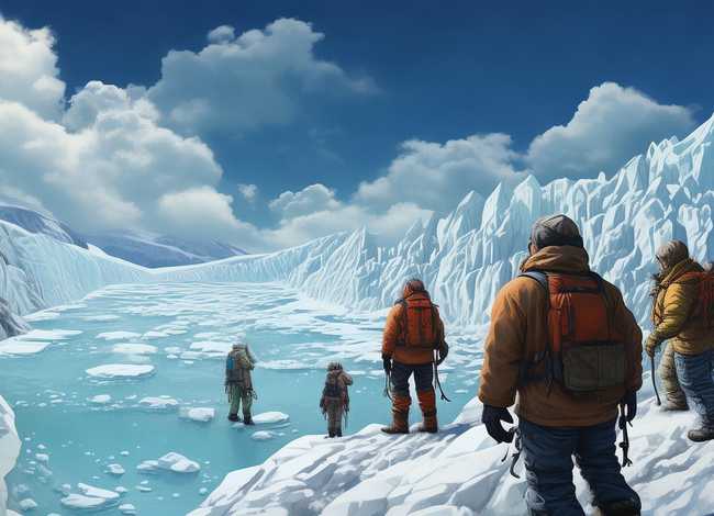 冰川小故事，冰川探险故事