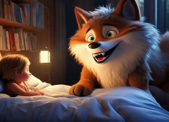 睡前故事大灰狼视频，睡前大灰狼的故事视频