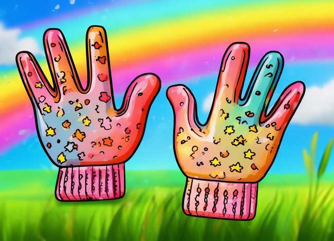 儿童手套图片漫画 儿童手套图片漫画图