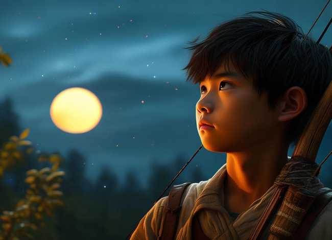 后羿射日儿童故事睡前；睡前故事 后羿射日