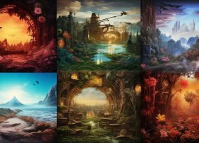 自制绘画故事图片6张、自制绘画故事图片6张以上