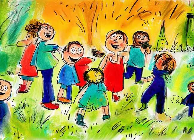 情节儿童画、儿童情节简笔画