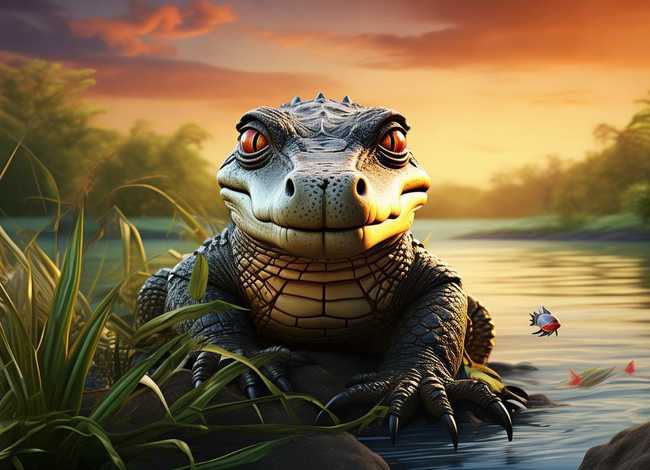 鳄鱼的小故事简短 - 鳄鱼的小故事简短一点