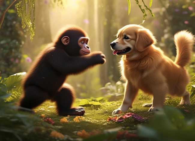 猩猩和狗的故事 - 猩猩和狗的故事视频 猩猩和狗的故事 - 猩猩和狗的故事视频